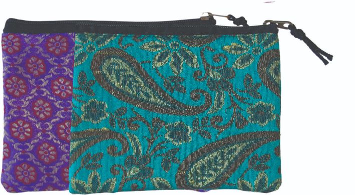 5 x 4 inch brocade frabic purses
